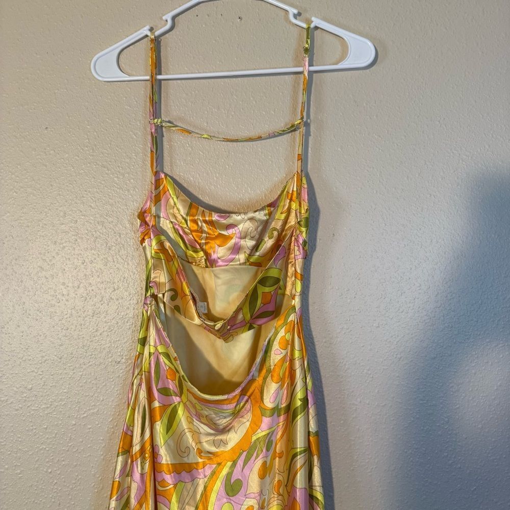 Thirty Thirty Floral Maxi Dress in Yellow and Pink Small - Picture 6 of 7